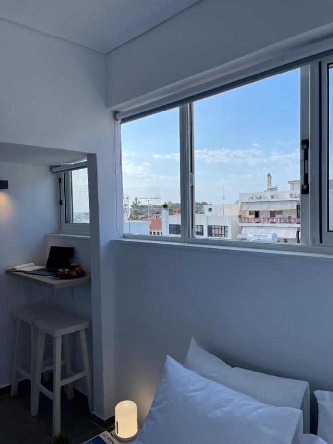 Modern Rooftop Apartment Rethymno Exteriör bild