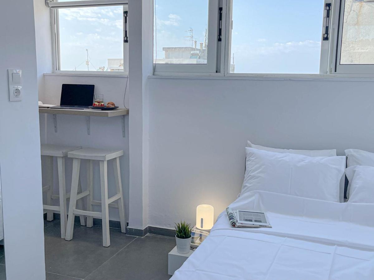 Modern Rooftop Apartment Rethymno Exteriör bild