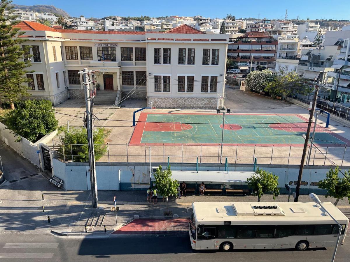 Modern Rooftop Apartment Rethymno Exteriör bild